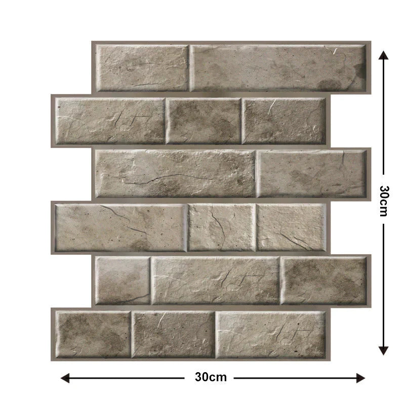 3D Wall Tiles for Peeling and Sticking