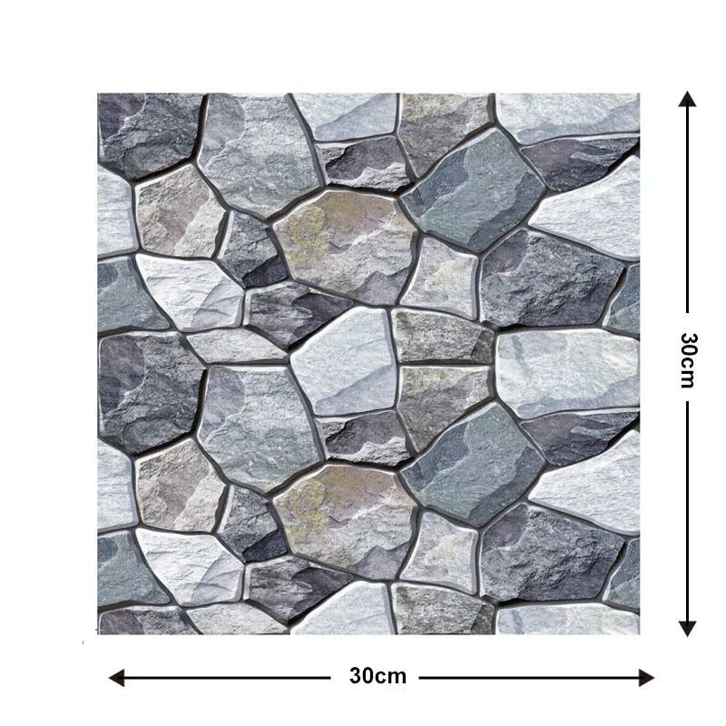 3D Wall Tiles for Peeling and Sticking
