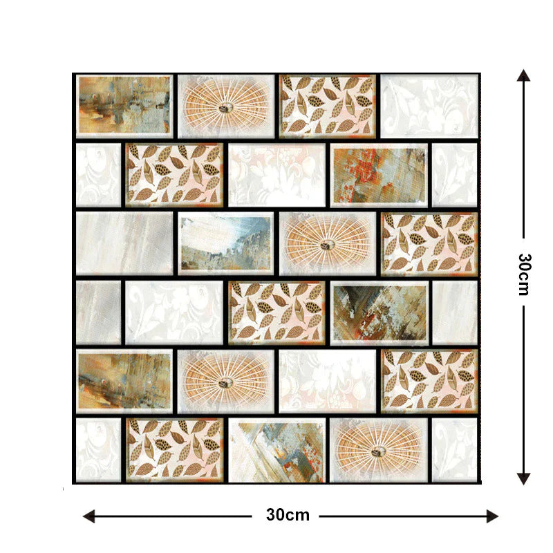 3D Wall Tiles for Peeling and Sticking