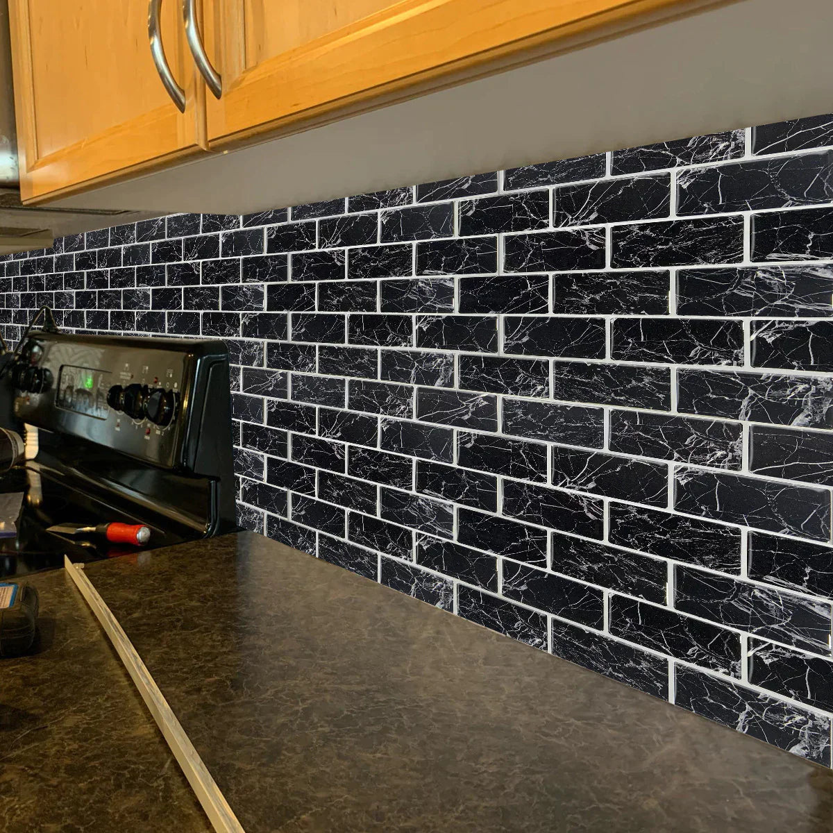 3D Wall Tiles for Peeling and Sticking