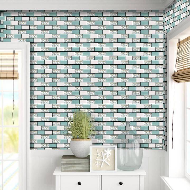 3D Wall Tiles for Peeling and Sticking