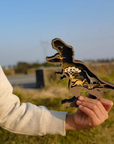 3D Wooden Carved Dinosaur Ornaments