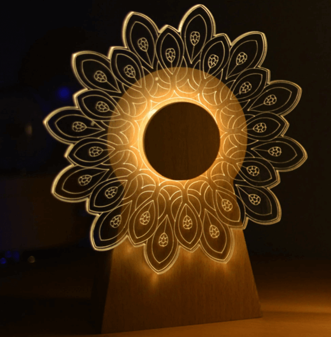 3D Wooden Music Mill