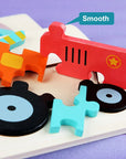 3D Wooden Puzzle - Playful Animal Adventure - Jigsaw Puzzle