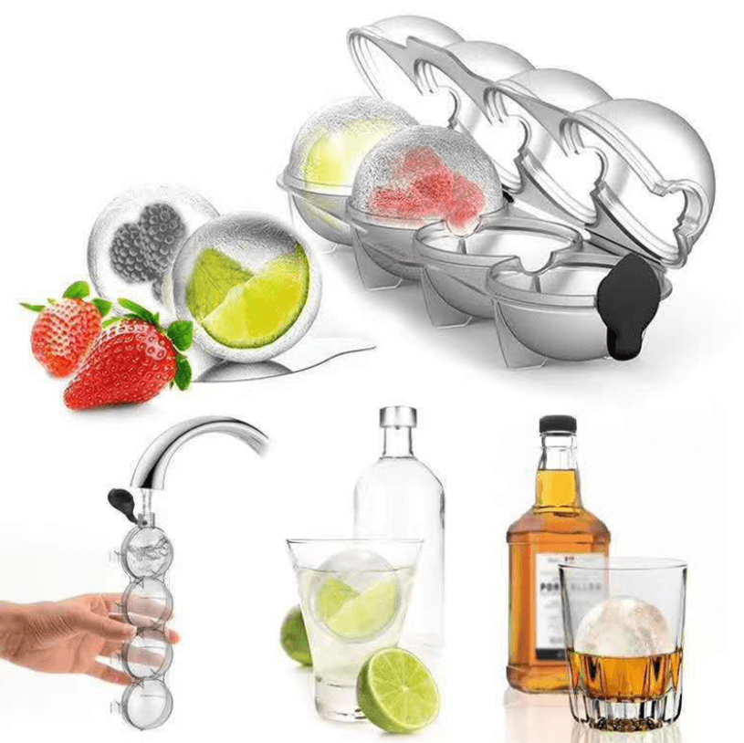 4-Cavity Ice Ball Maker