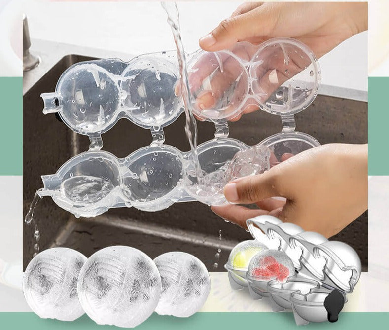 4-Cavity Ice Ball Maker