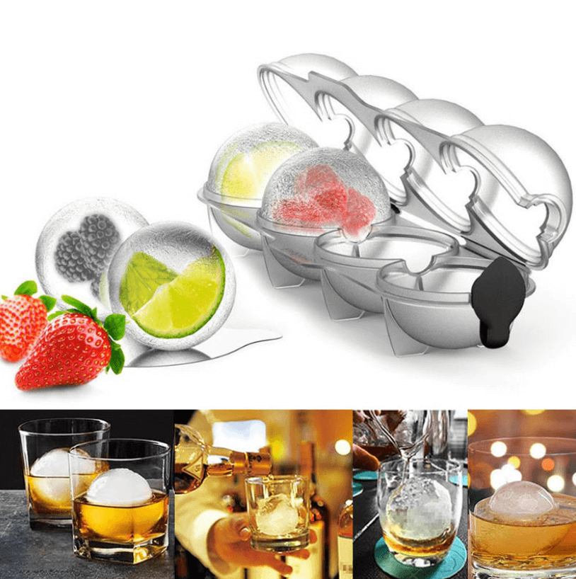 4-Cavity Ice Ball Maker