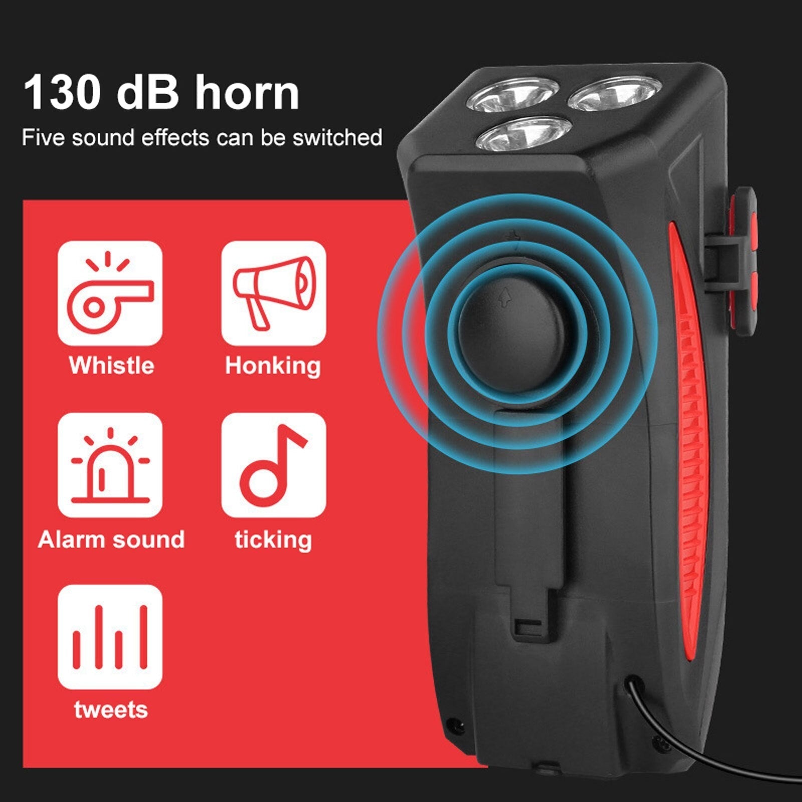 4-In-1 Bike Light | Multifunctional Bike Light