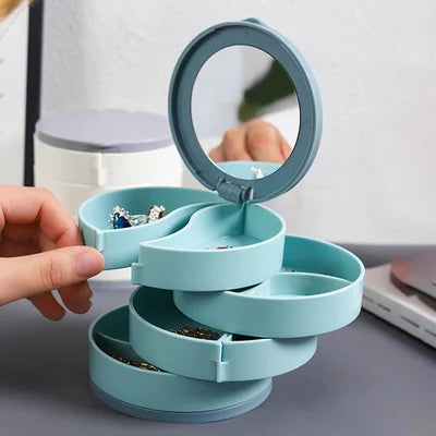 4-Layer Rotating Jewellery Storage Box