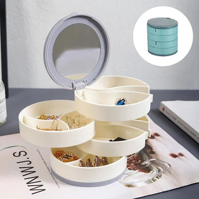 4-Layer Rotating Jewellery Storage Box