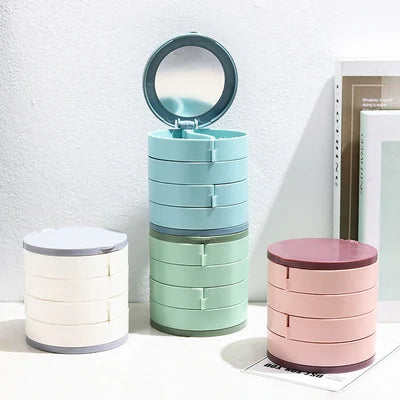 4-Layer Rotating Jewellery Storage Box