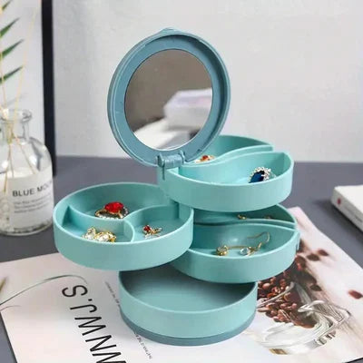 4-Layer Rotating Jewellery Storage Box