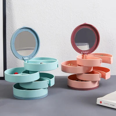4-Layer Rotating Jewellery Storage Box