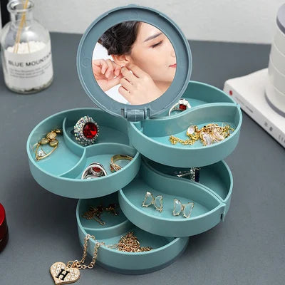 4-Layer Rotating Jewellery Storage Box