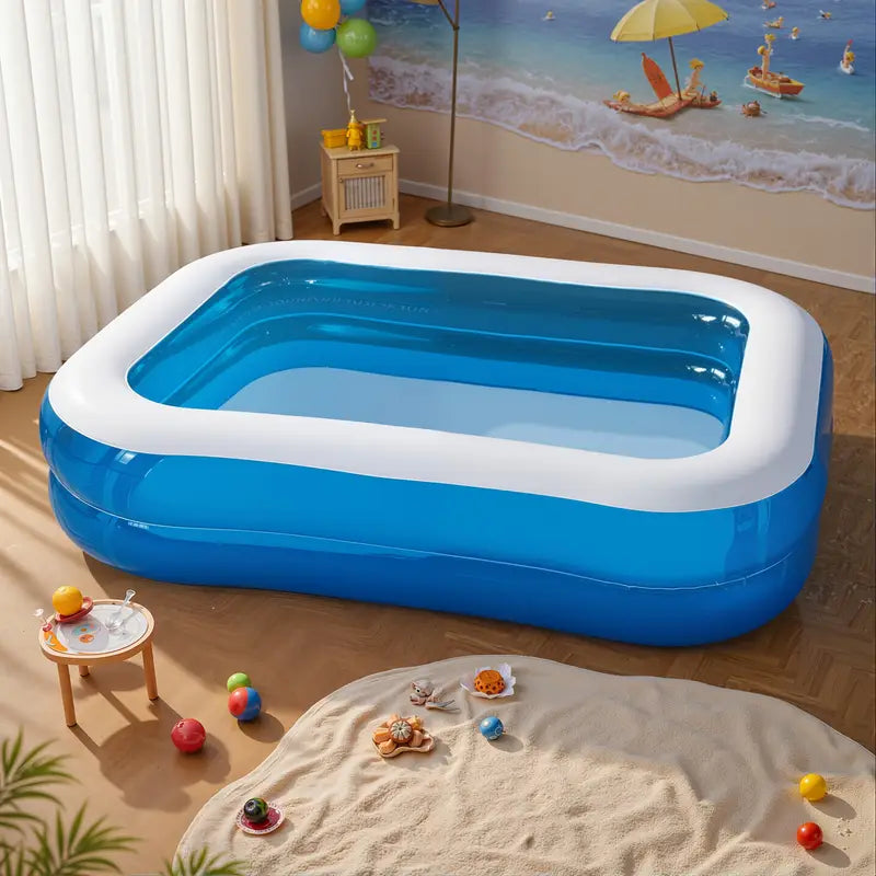 4 Person Inflatable Swimming Pool - Durable PVC Material – Style Maha