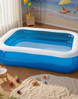4 Person Inflatable Swimming Pool - Durable PVC Material