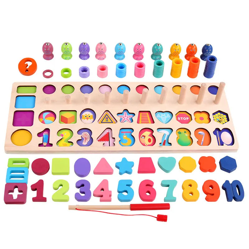 4 in 1 Maths Game - Educational Toys Sorting