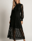 Calista Lace Midi Dress