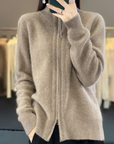 Trudi - Wool and Cashmere Zip-Up Cardigan