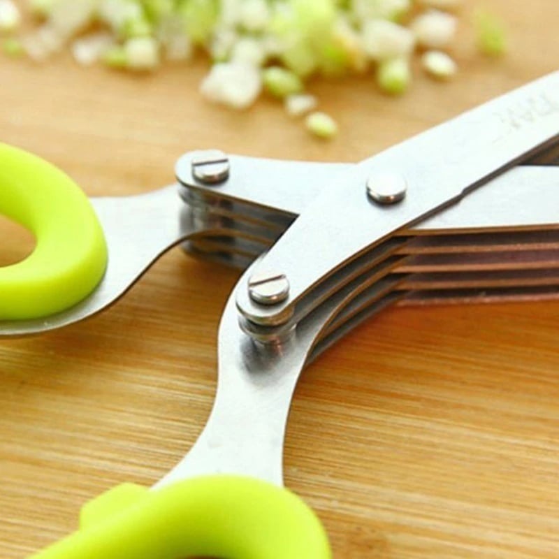 5-Blade Kitchen Herb Scissors