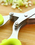 5-Blade Kitchen Herb Scissors