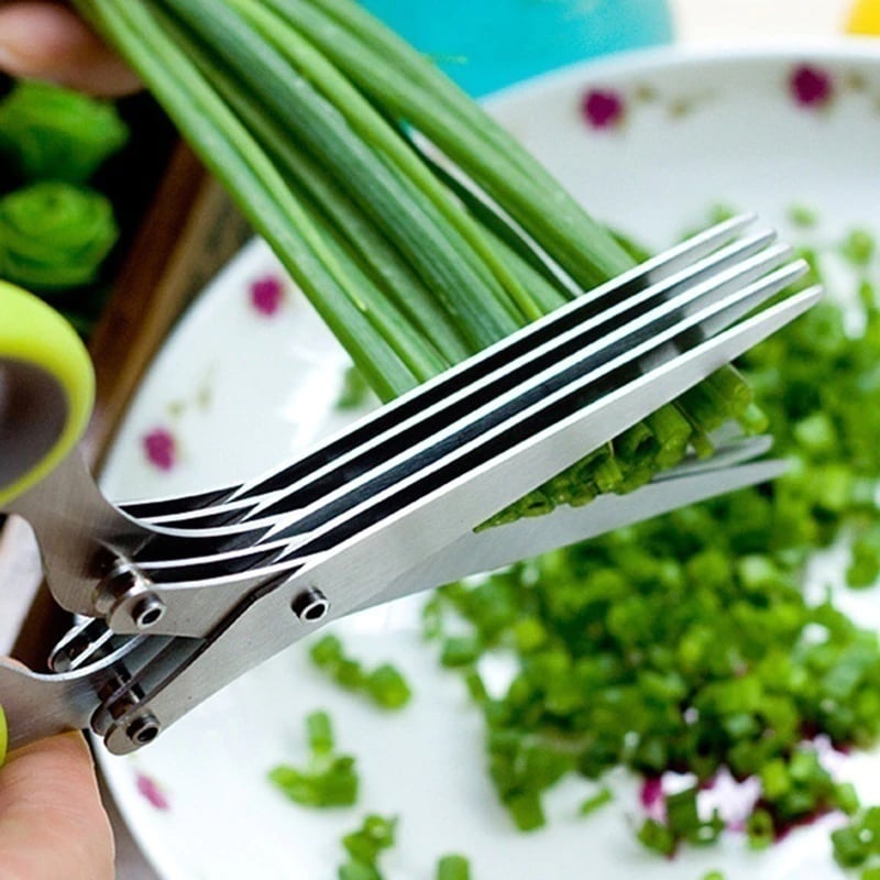 5-Blade Kitchen Herb Scissors