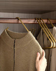 5 pieces of luxury clothing hangers - For tops and bottoms