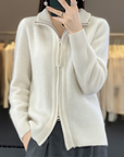 Trudi - Wool and Cashmere Zip-Up Cardigan