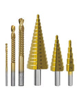 6-Piece Titanium Drill Bit Set | For precise drilling through metal, wood, and other materials