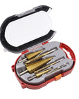 6-Piece Titanium Drill Bit Set | For precise drilling through metal, wood, and other materials