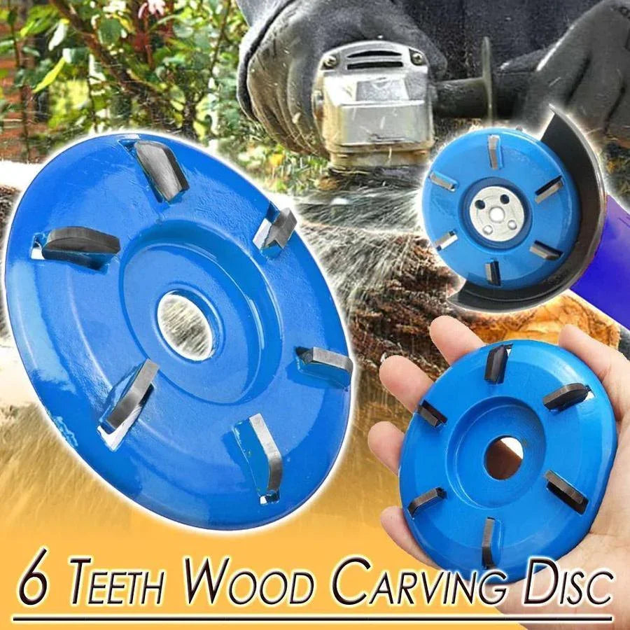 6 Tooth Wood Carving Disc