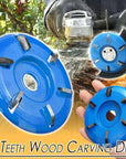 6 Tooth Wood Carving Disc