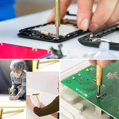 6 in 1 Micro Mini Multi-Function Copper Hammer