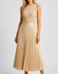 Grace Pleated Midi Skirt