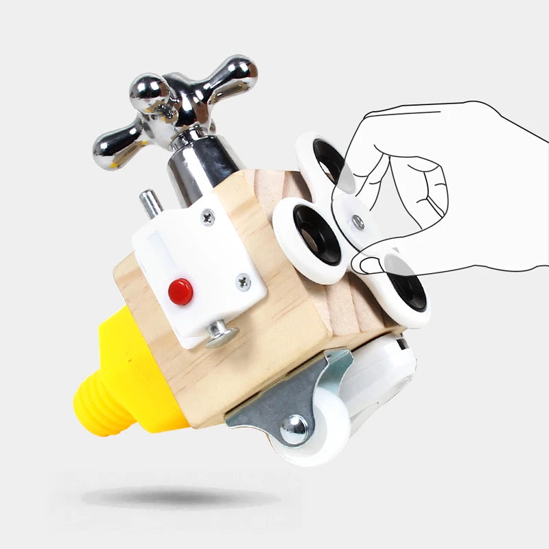 7-in-1 Busy Box - Enhances Cognition and Motor Skills