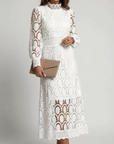 Calista Lace Midi Dress