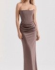 Viala Strapless Maxi Dress