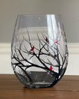 TreeScape – Four Seasons Hand-Painted Tree Wine Glasses
