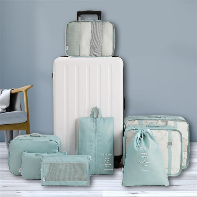 8-Piece Travel Set – Luggage Dividers & Organiser Cubes