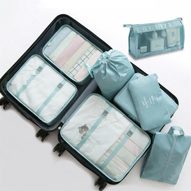 8-Piece Travel Set – Luggage Dividers & Organiser Cubes