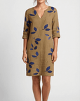 Stella Leaf Print Dress