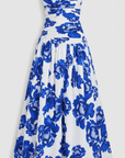 Fiona Strapless Floral Maxi Dress