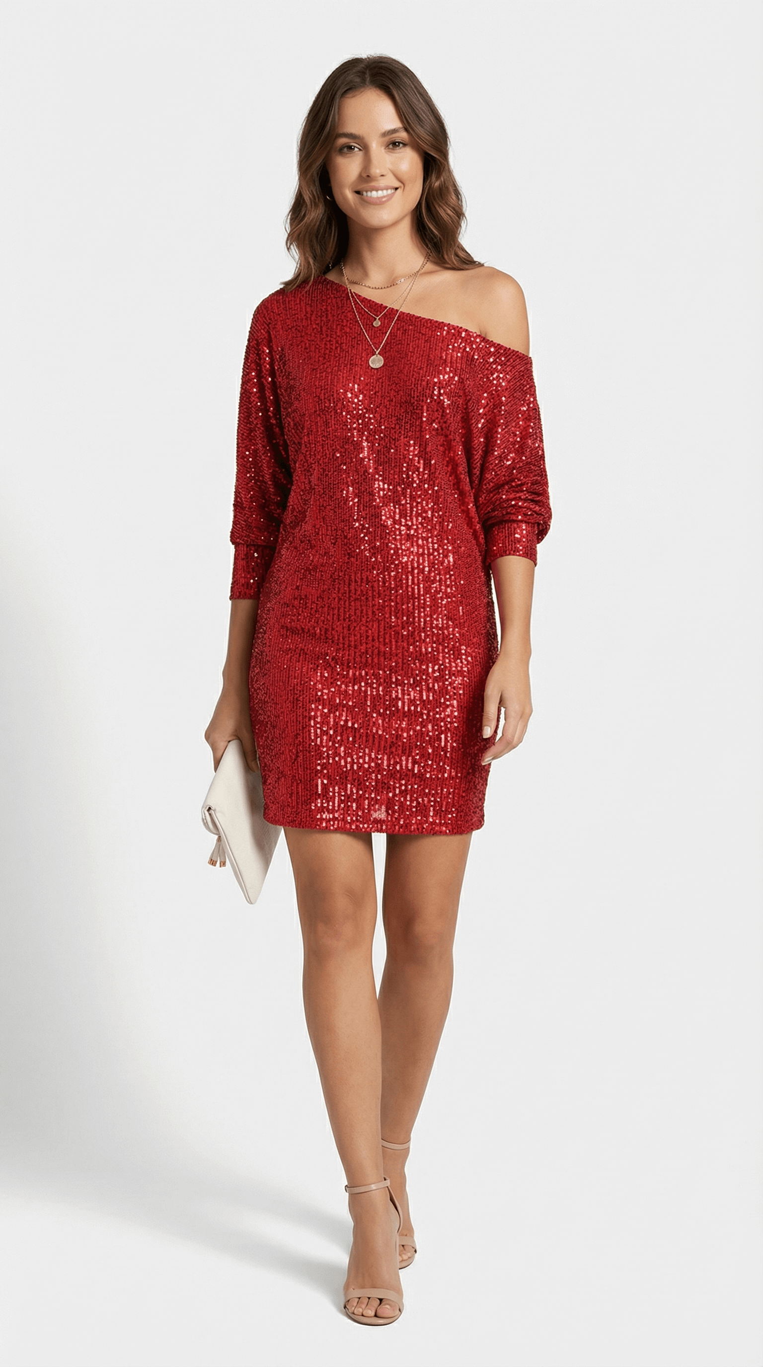 Calia Pailletten Mini Jurk