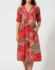 Adalyn Floral Midi Dress