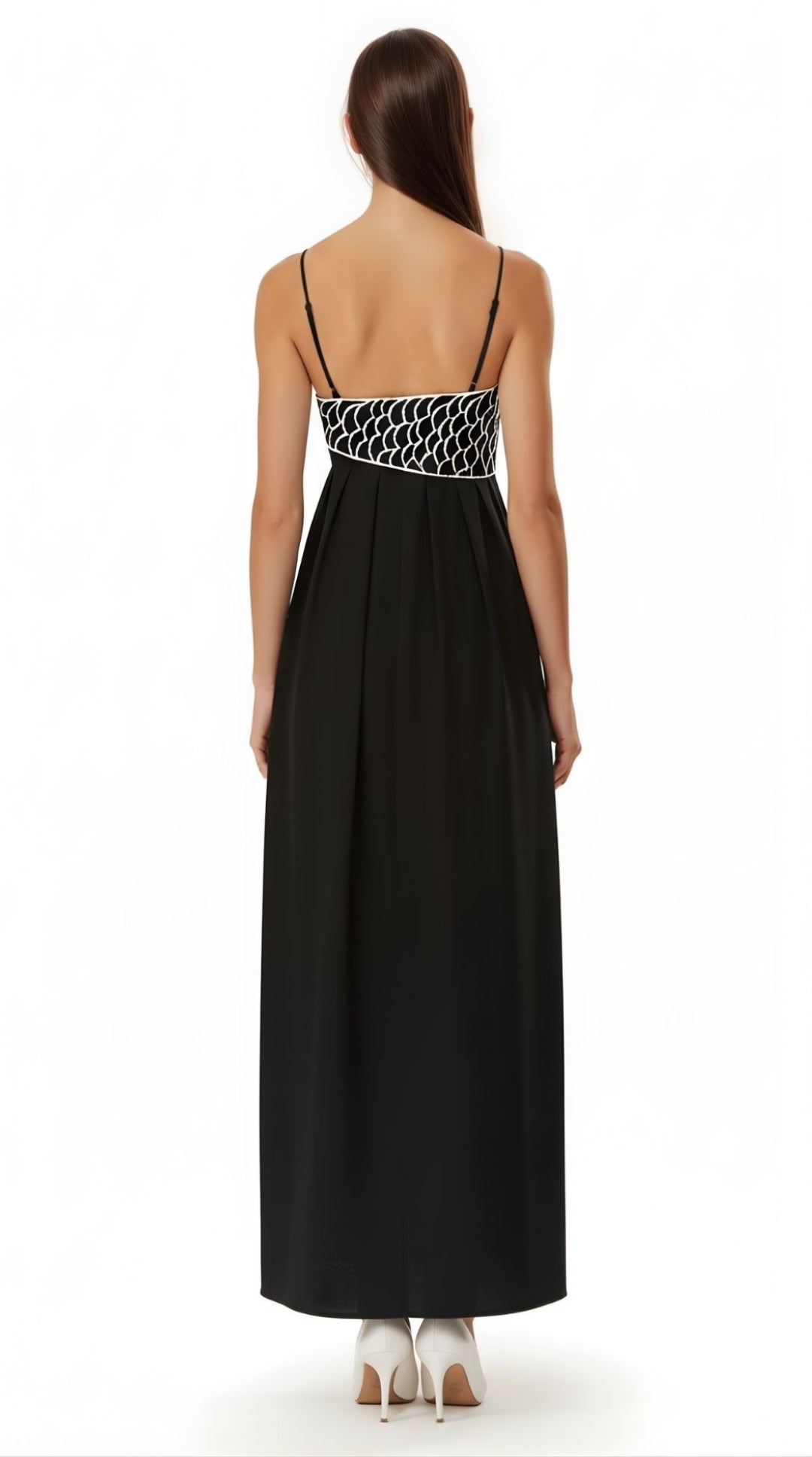 Ember Embroidered Bodice Maxi Dress