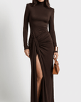 Amelia Ruched Maxi Dress