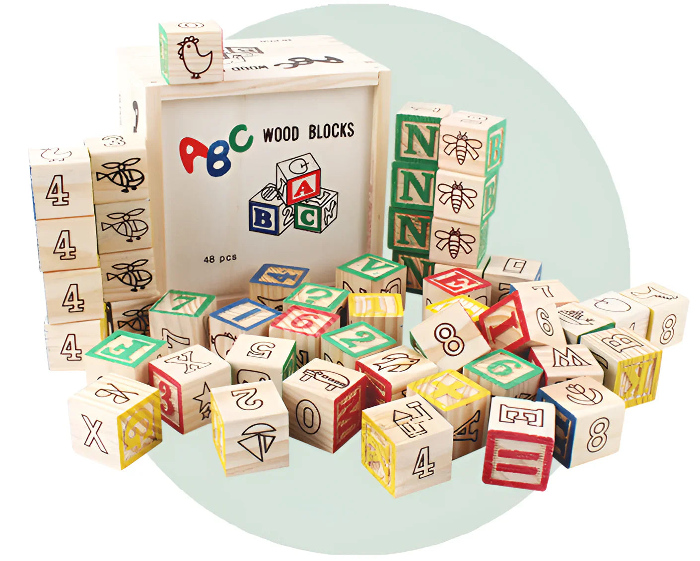 ABC Building Blocks - Promotes the Senses and Skills