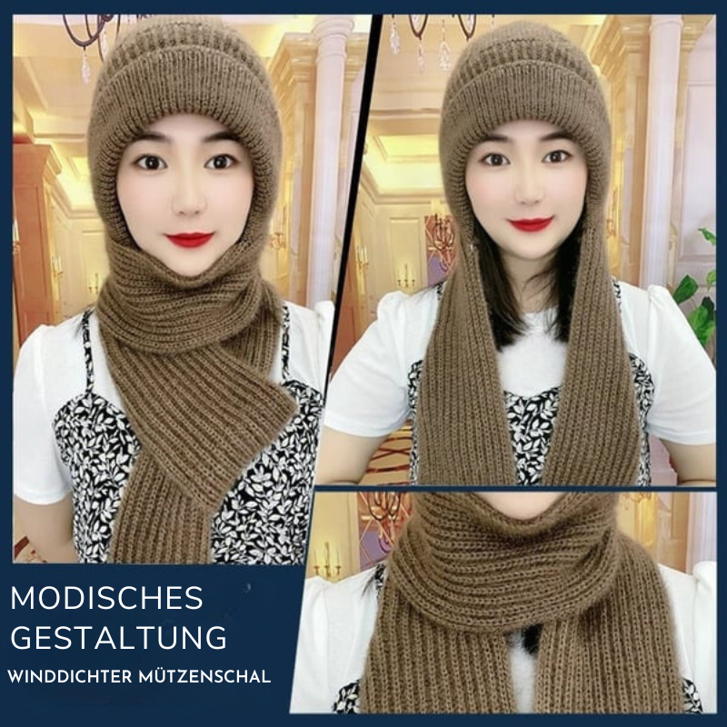 Abelina – Integrated Hearing Protection, Windproof Hat, Scarf