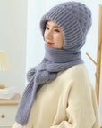 Abelina – Integrated Hearing Protection, Windproof Hat, Scarf