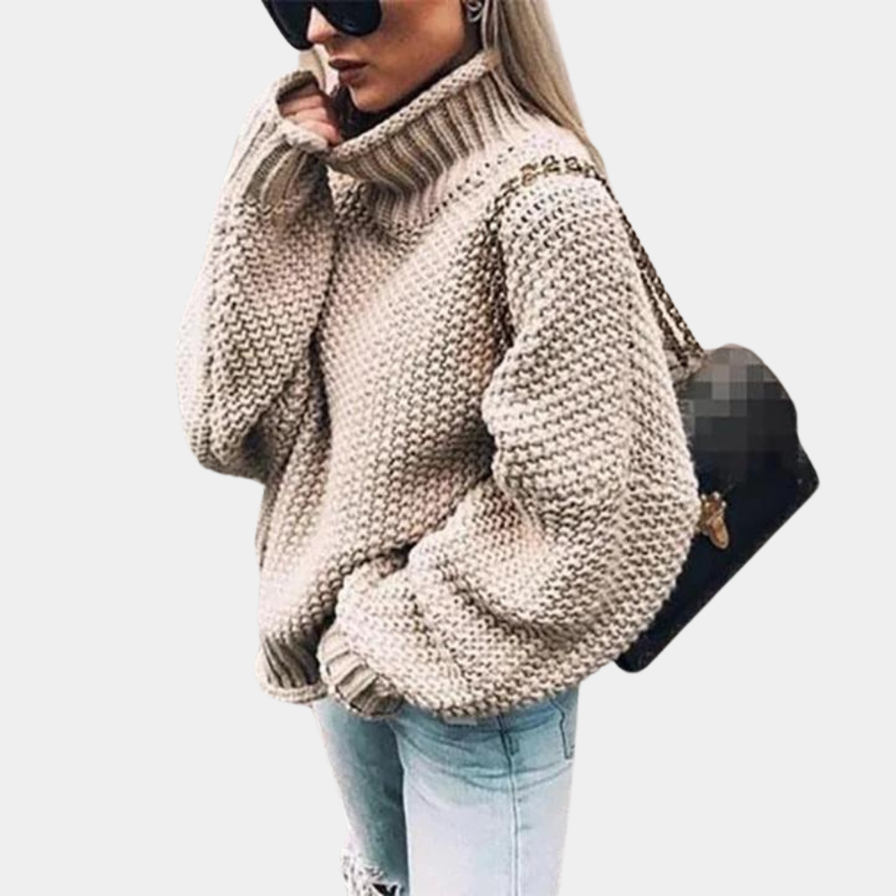 Adiya - Oversized Knitted Warm Jumper for Women